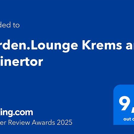 Garden.Lounge Krems Am Steinertor Apartment Exterior photo